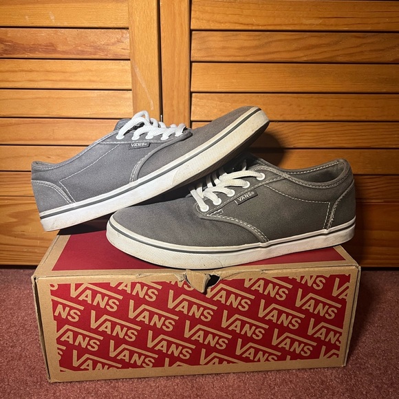 Pewter/Grey Atwood Low Vans - Picture 1 of 5